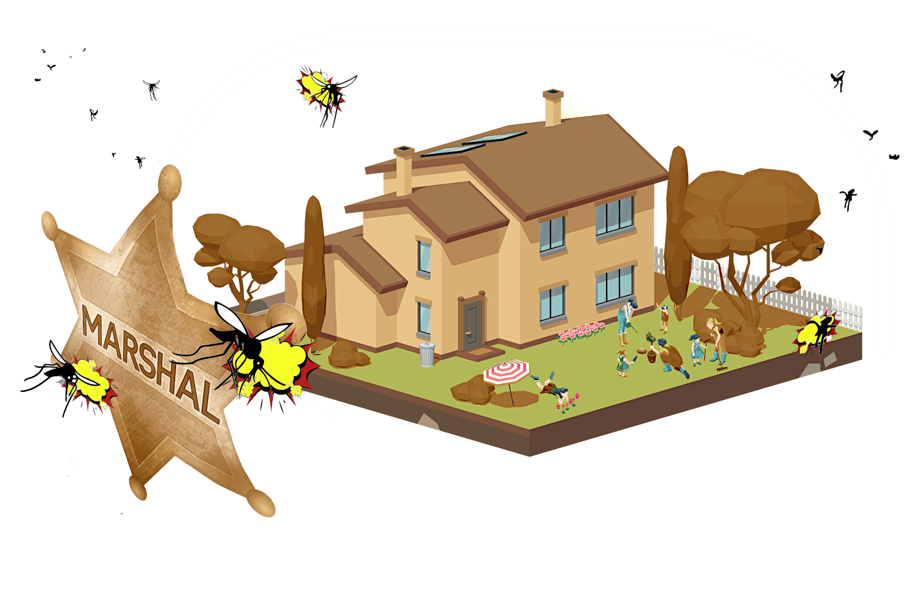 Mosquito Marshals House & Garden Protection